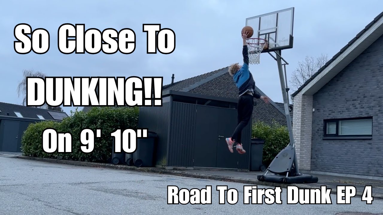 The closest I've ever been to dunking on 9'10!! || Road To First Dunk EP 4!