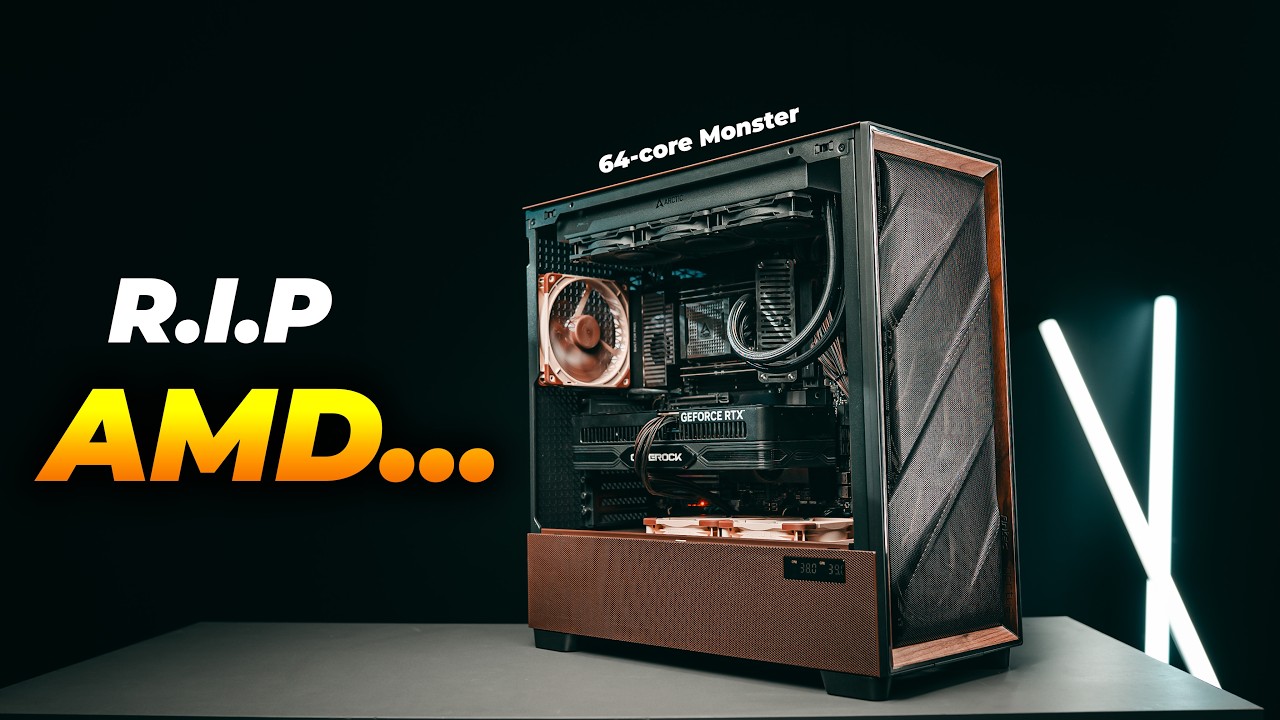 I Built Intel WORKSTATION PC to beat AMD Threadripper... Xeon 696x in Noctua Antec case.