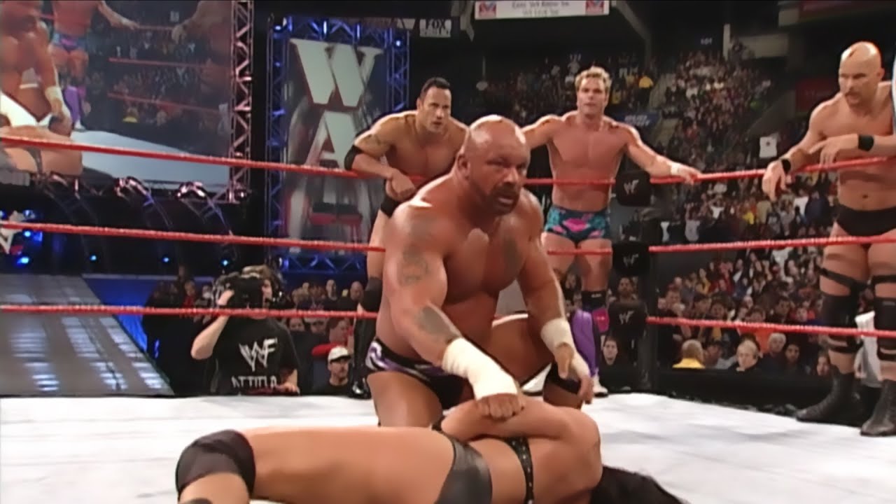 The Rock, Stone Cold, Billy Gunn & Chyna vs The Radicalz Part 2 - RAW IS WAR
