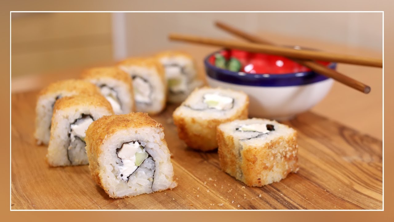 🍣 California Roll EMPANIZADO | El mejor SUSHI FRITO