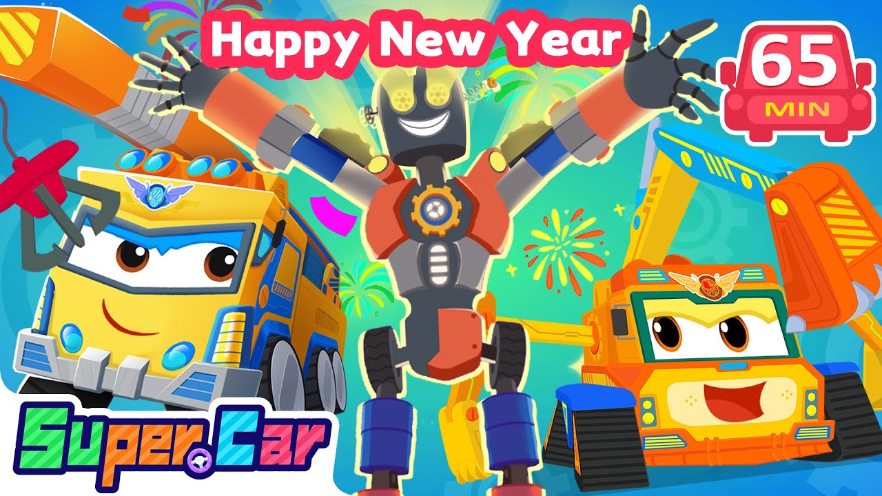 New Year Cheer: Let’s Binge Super Cool Car Cartoons! | Rescue Cartoons Compilation | SuperCar