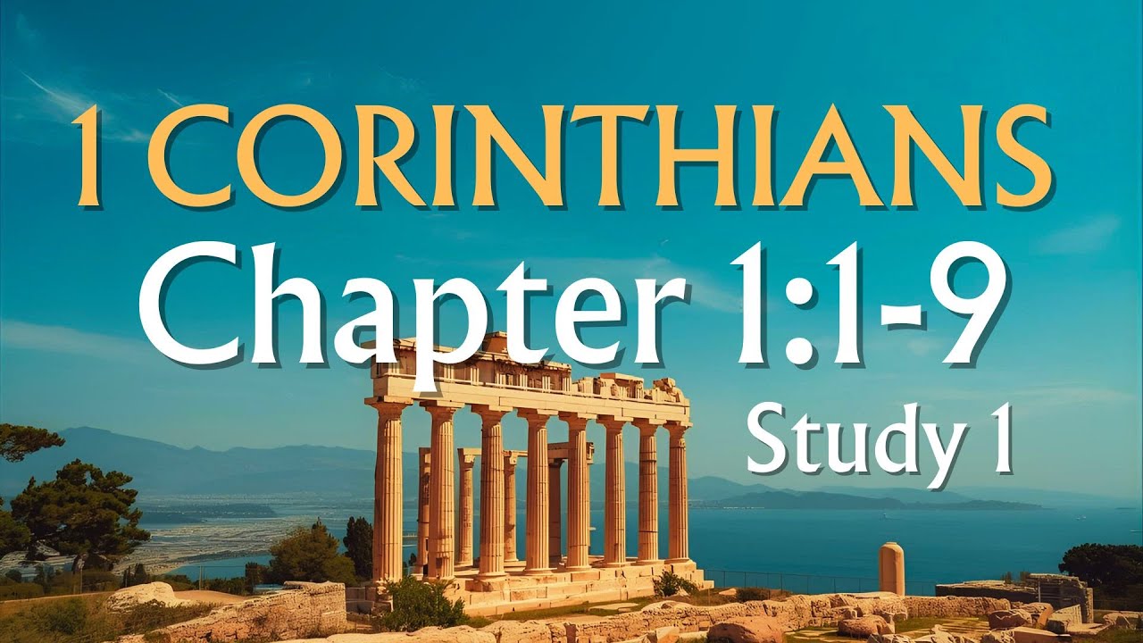 1 Corinthians &bull; 1:1-9 &bull; (Study #1) &bull; Intro and word of thanks