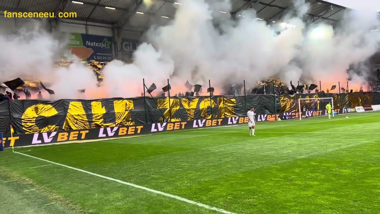 PIAST GLIWICE - Górnik Zabrze (17.05.2025) oprawa i doping