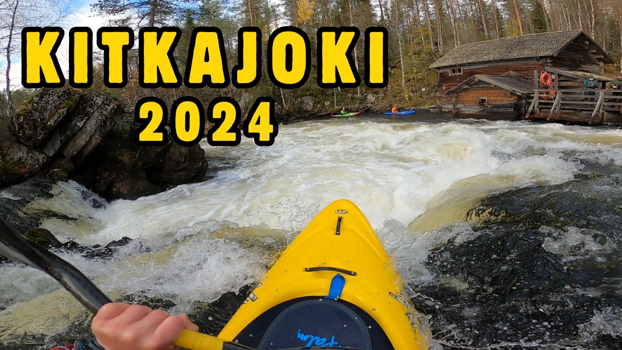 Whitewater kayaking in Kitkajoki 2024