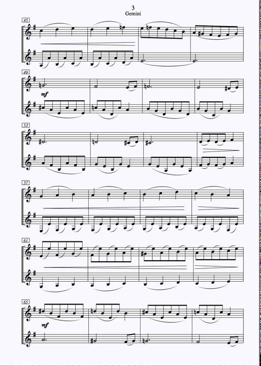 Clarinet Duet - 