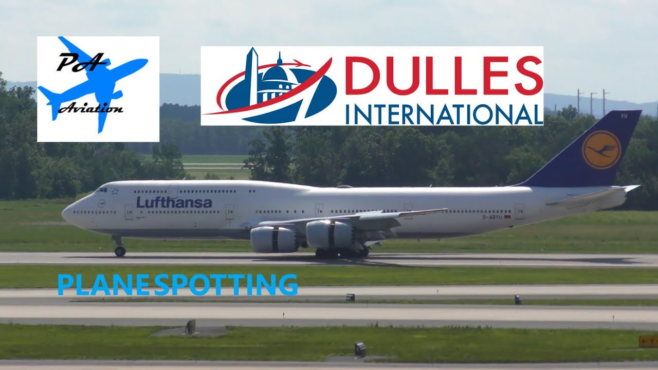 Arrivals at Washington Dulles Airport Plane Spotting
