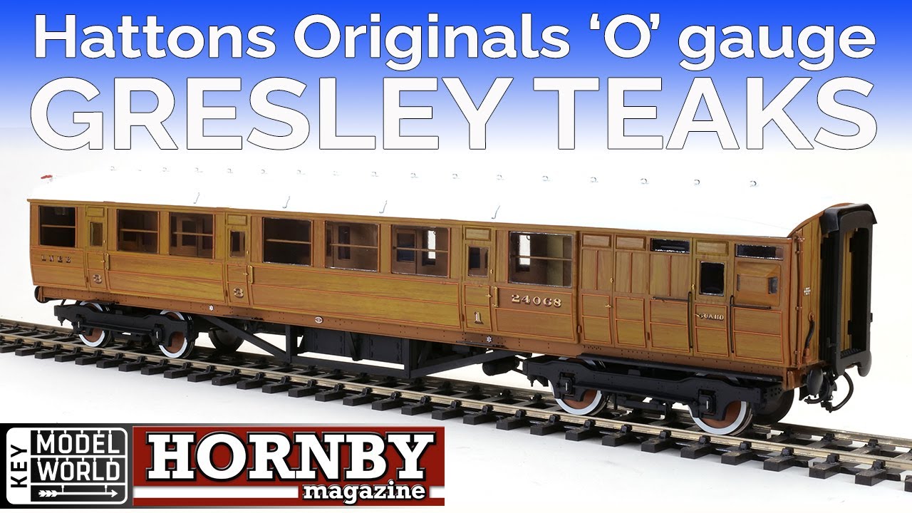 HM170: Hattons Gresley teak carriages for O gauge