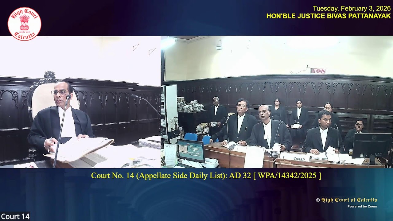 03 February 2026 | Court No.14 | Live Streaming of the Court proceedings.