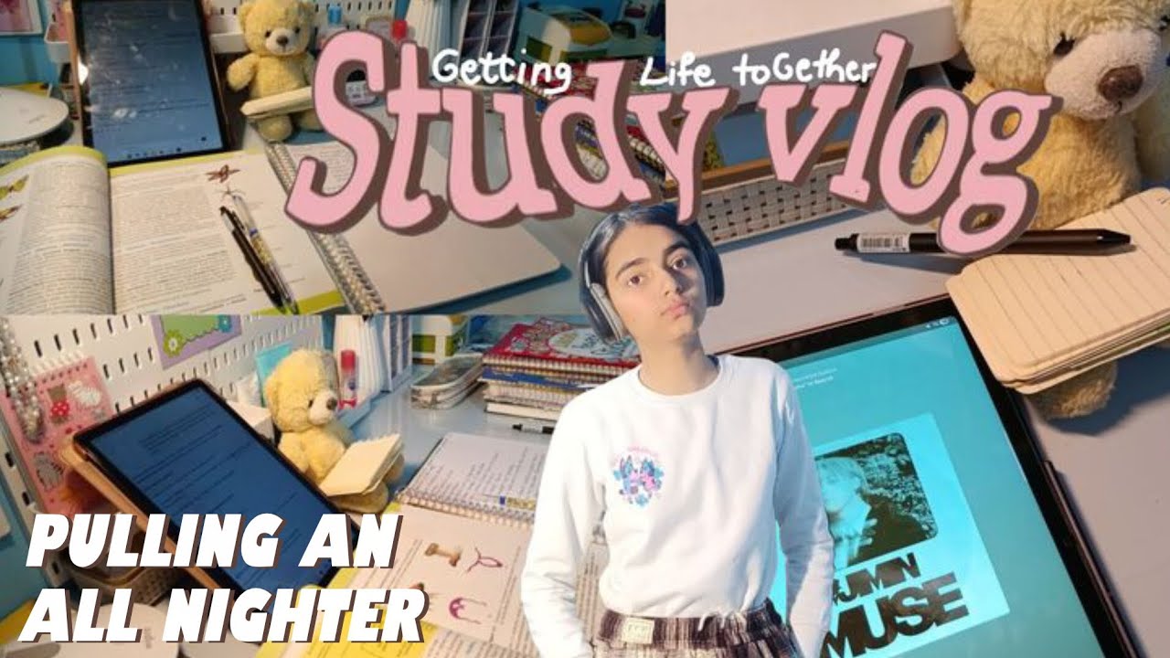 Учусь всю ночь 💌 💭 || эстетичный видеоблог об учёбе в индийском стиле 🫀✨ | ученица 11 класса CBSE...