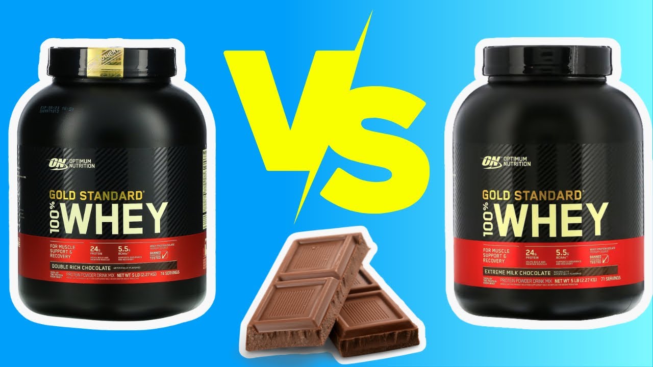 ON Gold Standard Whey Extreme Milk Chocolate Vs. Double Rich Chocolate