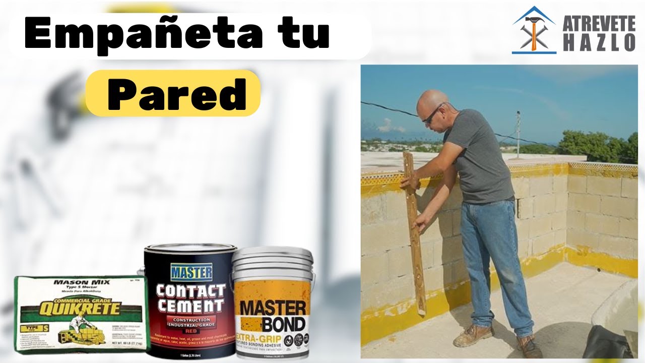 Como Empañetar una Pared De Bloques | Atrévete y Hazlo
