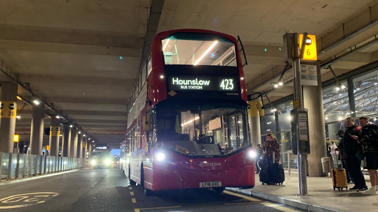 FRV: Bus Route 423 | Hounslow Bus Station - Heathrow Airport Terminal 5 (VH45362/LF18AXC)
