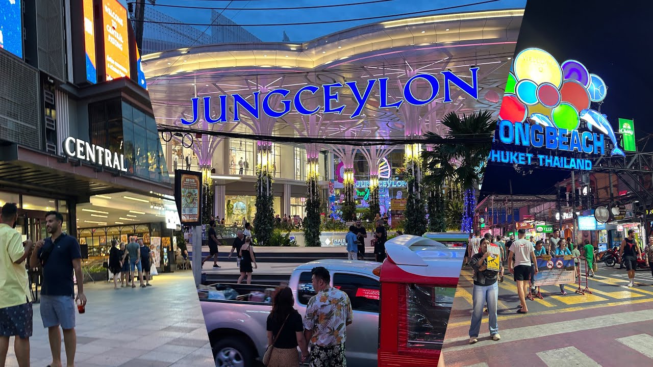 Пхукет 2024. Влог 2. Торговые центры Jungceylon и Central. Bangla Road. Первая линия Патонга