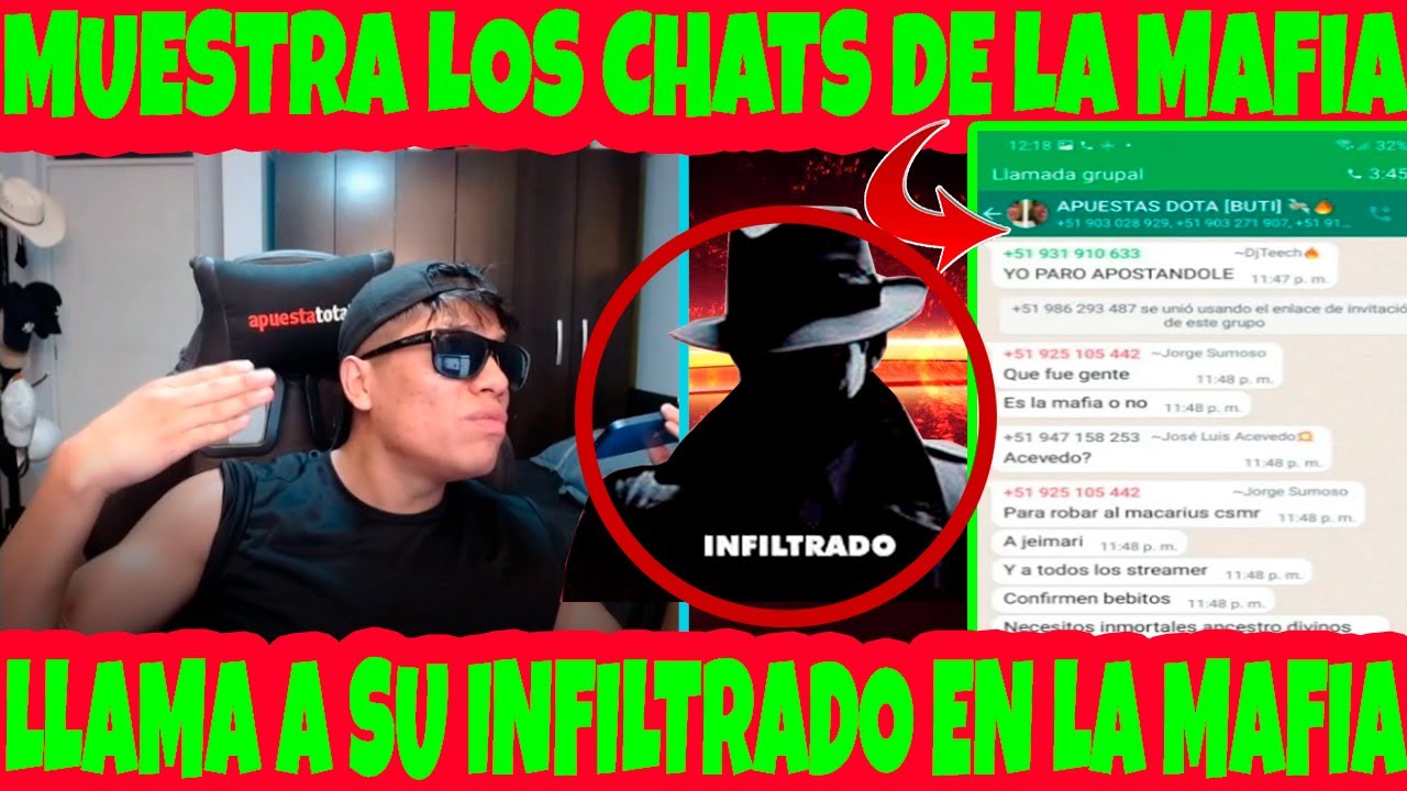 BUTI ENSEÑA LOS CHATS DE LA MAFIA DE APUESTAS | LLAMA A SU INFILTADO EN LA MAFIA 