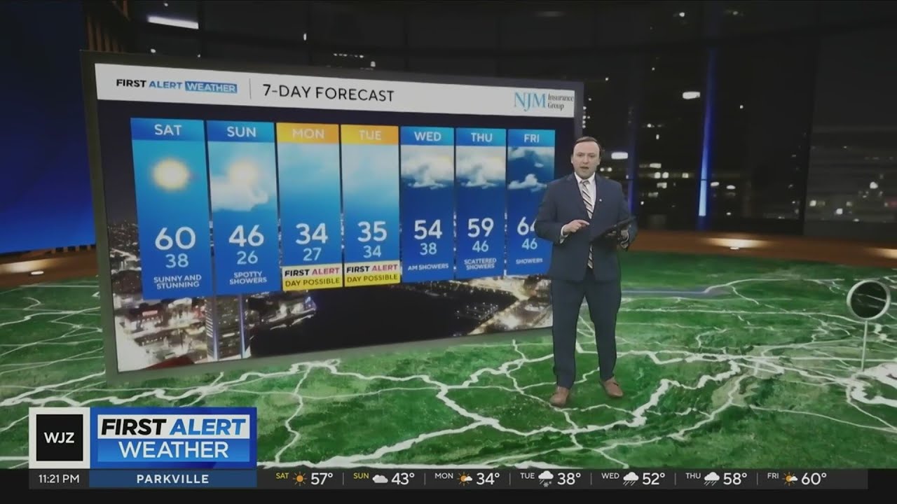 Snow possible Tuesday after sunny weekend in Maryland