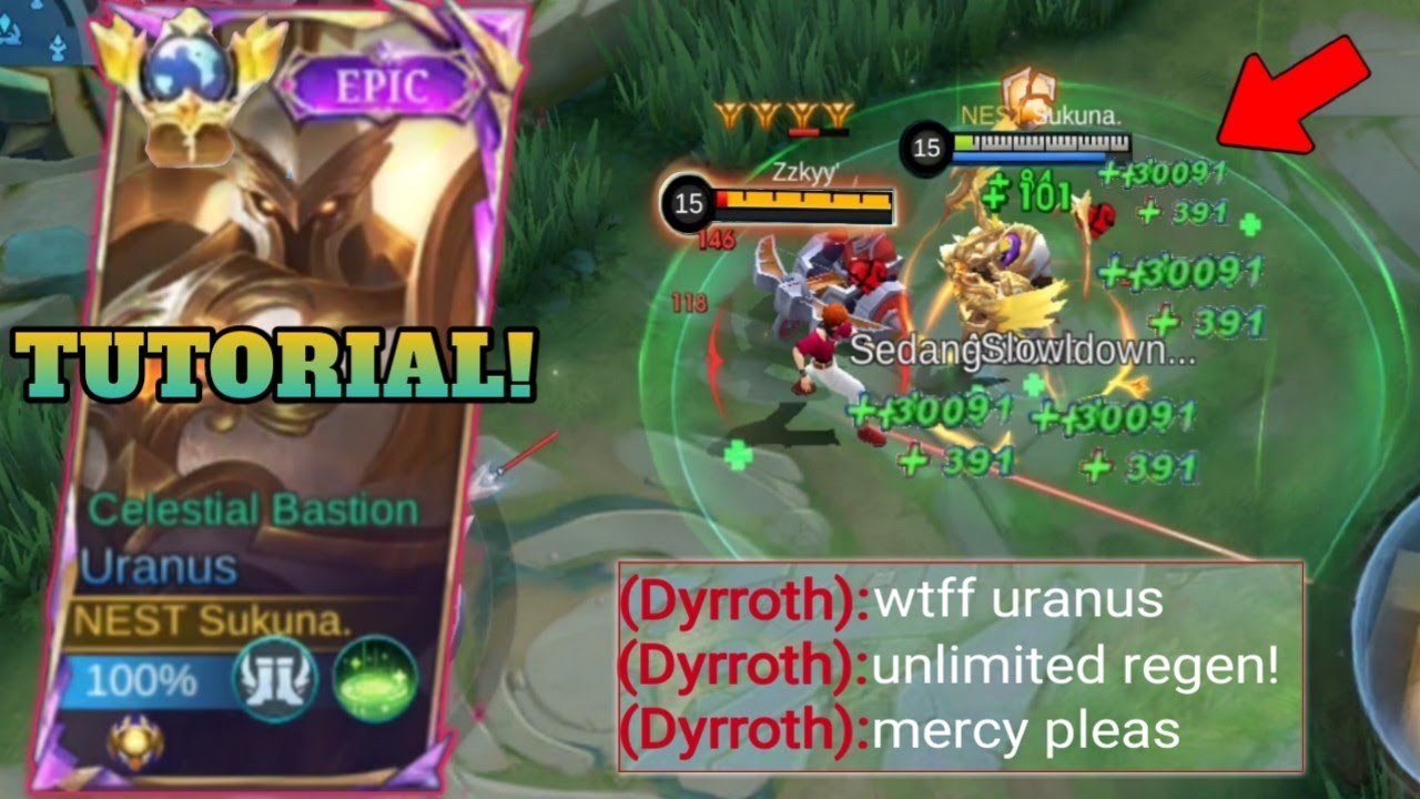 GLOBAL URANUS SECRET TRICK TO DOMINATE DYRROTH FROM EARLY TO LATE GAME 100% SURE WIN! - MLBB