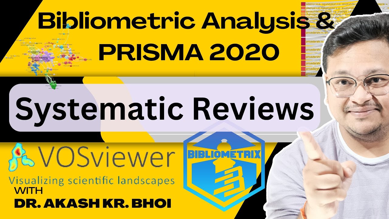 Systematic Reviews using PRISMA flow diagram with or without using VOSviewer and R Biblioshiny