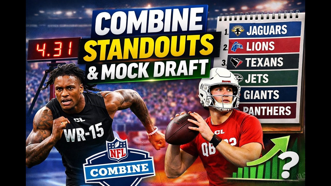 From Indy to the Top 10? Combine Risers + NFL Buzz & New Mock Draft #NFL #NFLDraft