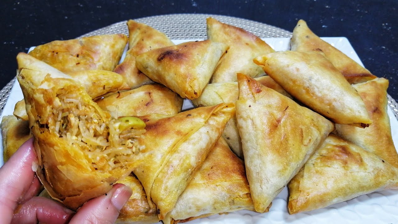 💞بريوات بحشوة الدجاج بمذاق الحوت كيجيو رائعين ومقرمشين بمذاق لا يقاوم😋 متشبعوش منهوم👌