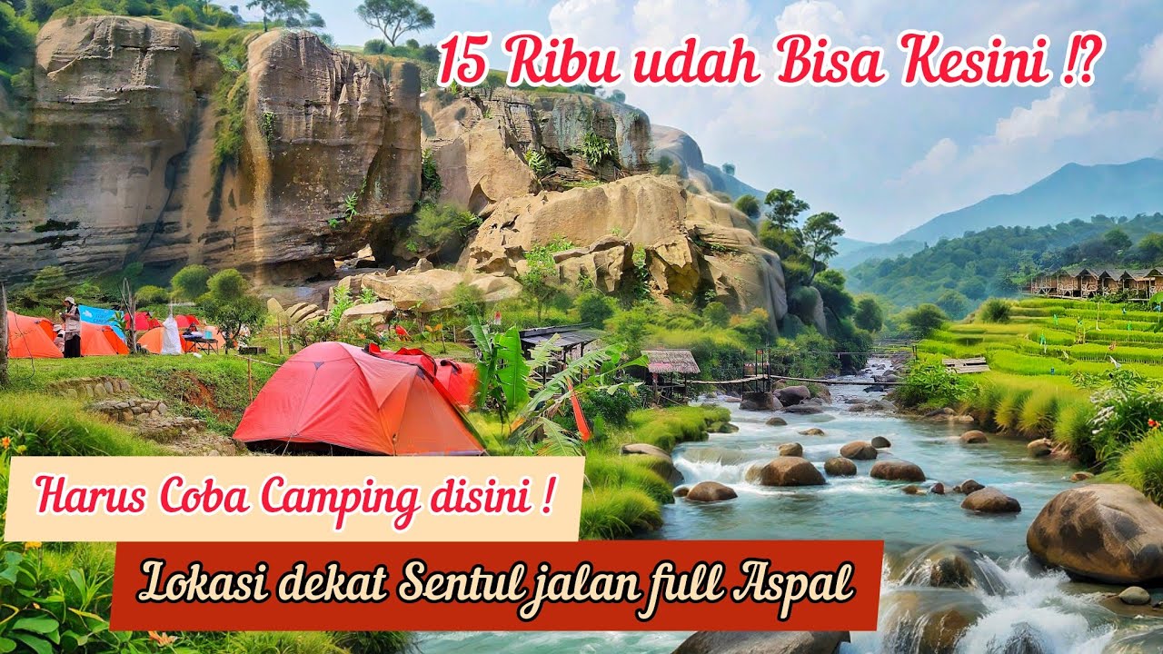 Camping Riverside Murah di Sentul Bogor | Dekat Goa Garunggang | Update Goescamp Sentul