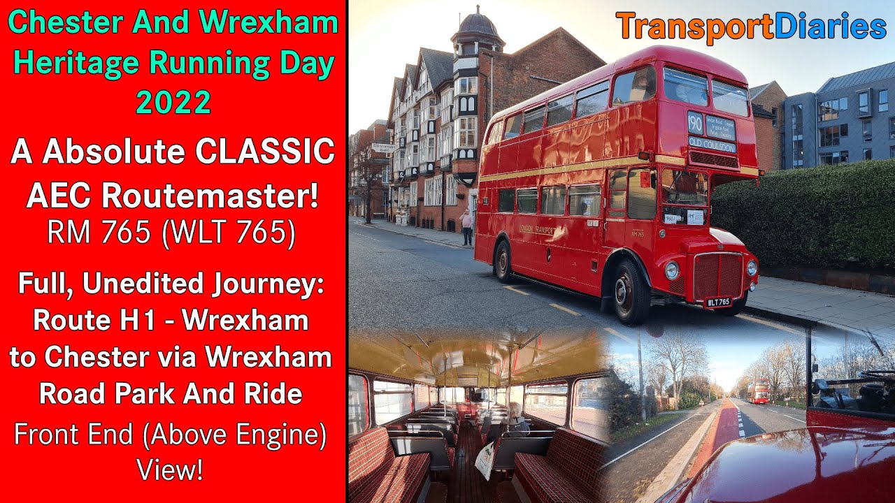 A Classic Routemaster between England and Wales! Preserved AEC Routemaster: RM 765 (WLT 765)