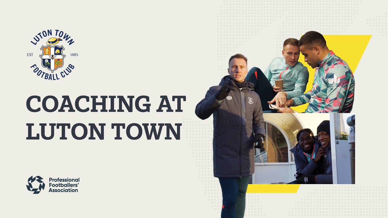 Luton Town Players Study for Coaching Qualifacations