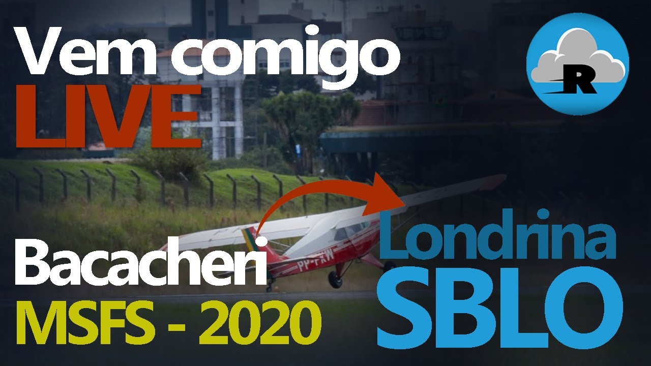 AO VIVO | Embraer 110 ✈️ Bacacheri → Londrina | MSFS 2020 | Voo top no Paranazão