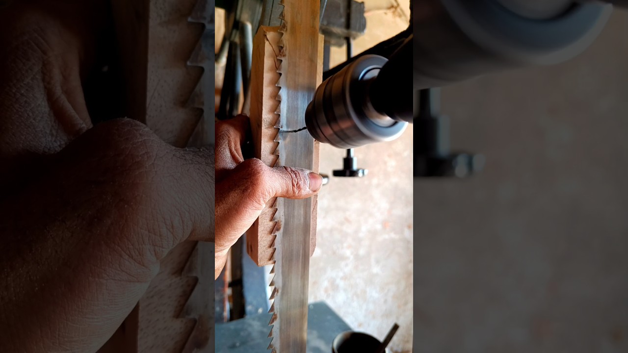How to repair a bandsaw blade/and save money #woodworking #woodwork #repair #bandsaw