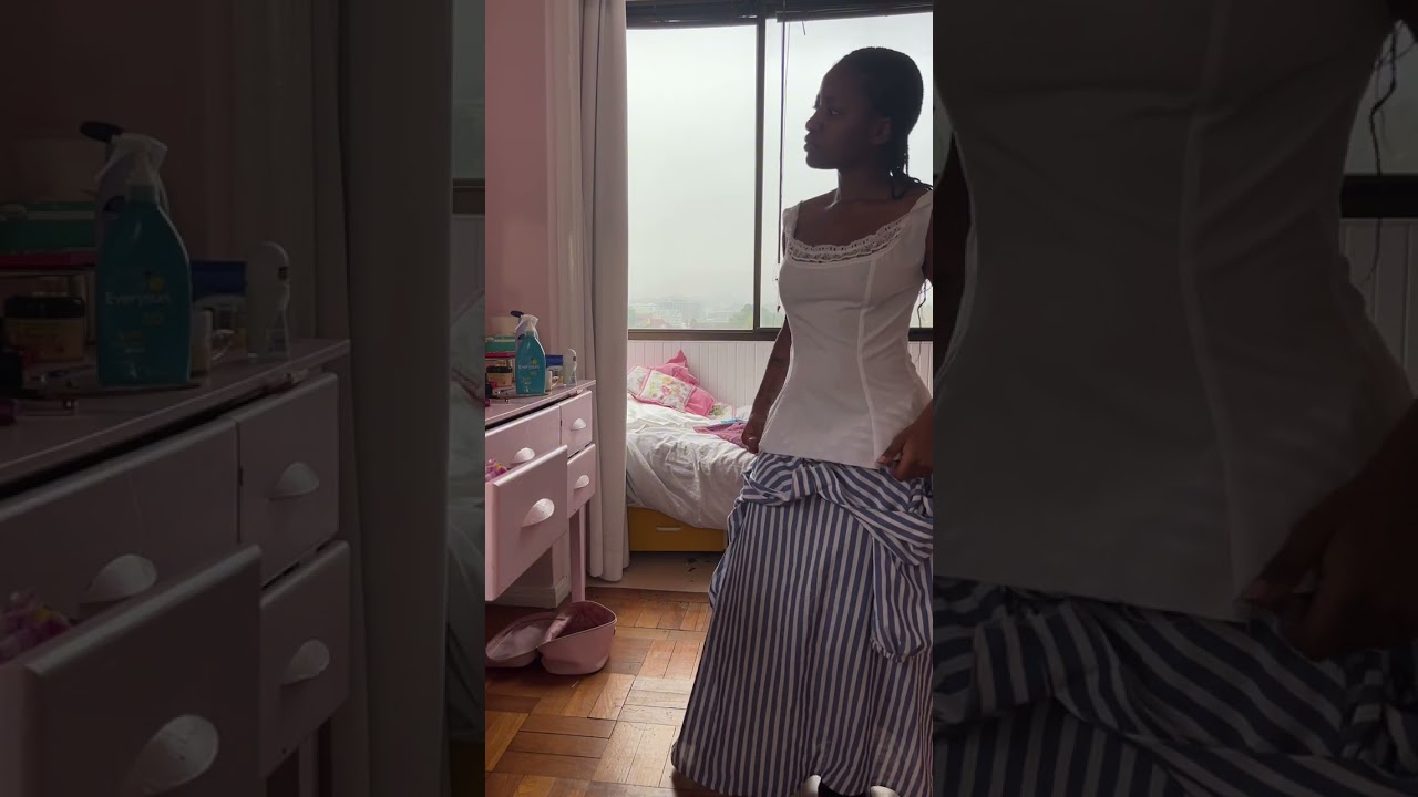 historical underwear as outerwear, making a titanic era slip dress #shorts