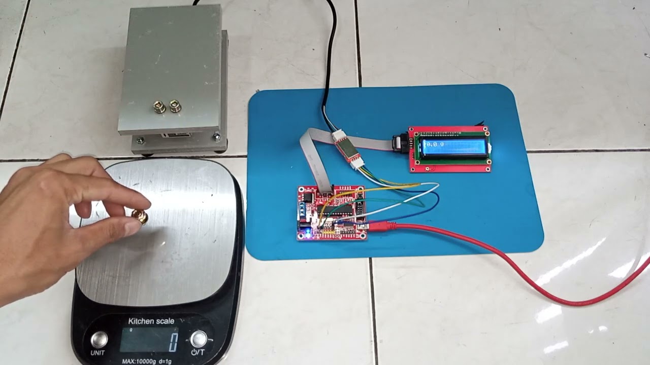 4480745020 test uji 40kg DIY weight timbangan digital ADC hx711 Arduino load-cell loadcell