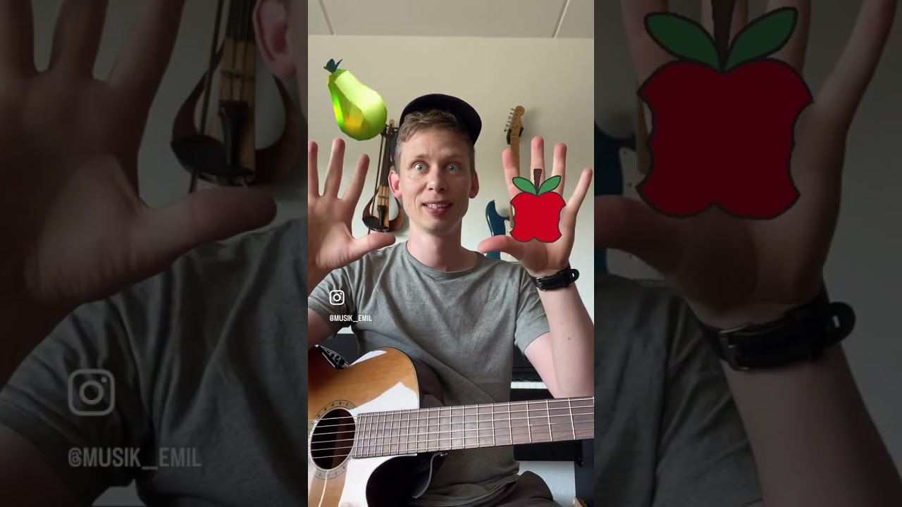 Æbler og pærer (melodi: Poul sine høns)
