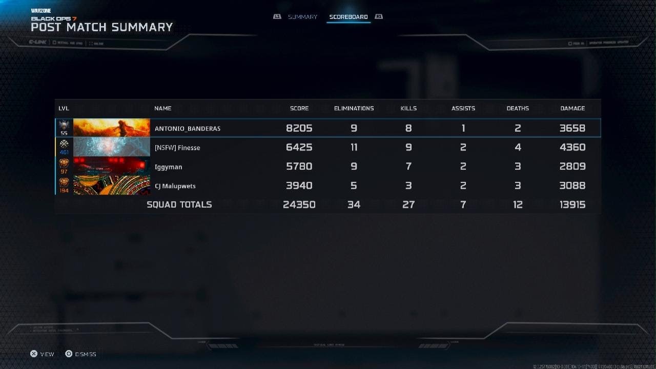 9 kills 34 elims SIGA Sadness