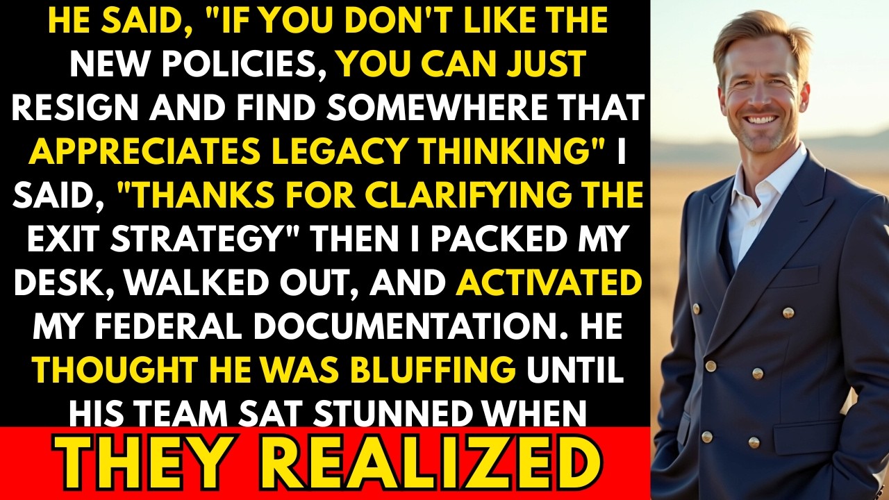 My Boss Said 'Find Legacy Thinking Elsewhere'—I Destroyed Him Legally | OFFICE REVENGE