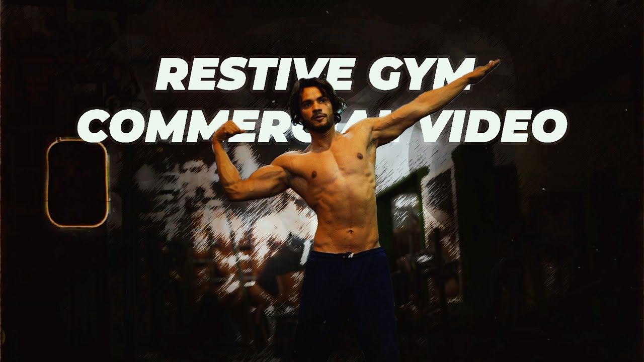 Restive Gym 4K Cinematic Video | Fitness B roll #1 | Gym promotional video | sony a7c
