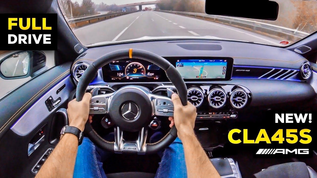 2020 MERCEDES AMG CLA 45 S NEW FULL DRIVE POV Review BRUTAL SOUND 4MATIC+ HIGHWAY Shooting Brake