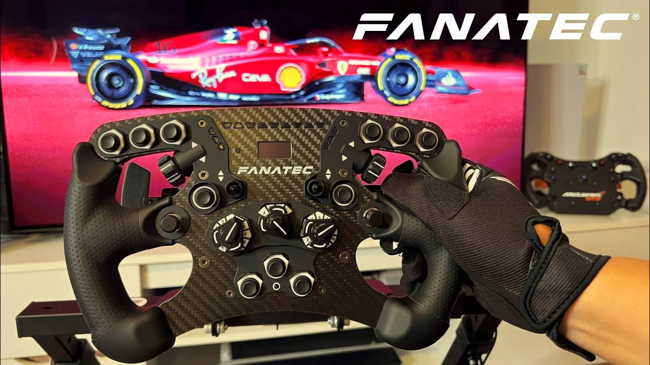 Fanatec ClubSport Formula v2.5 Steering Wheel REVIEW + Unboxing Setup & Test ! PC PS5 Sim Racing F1