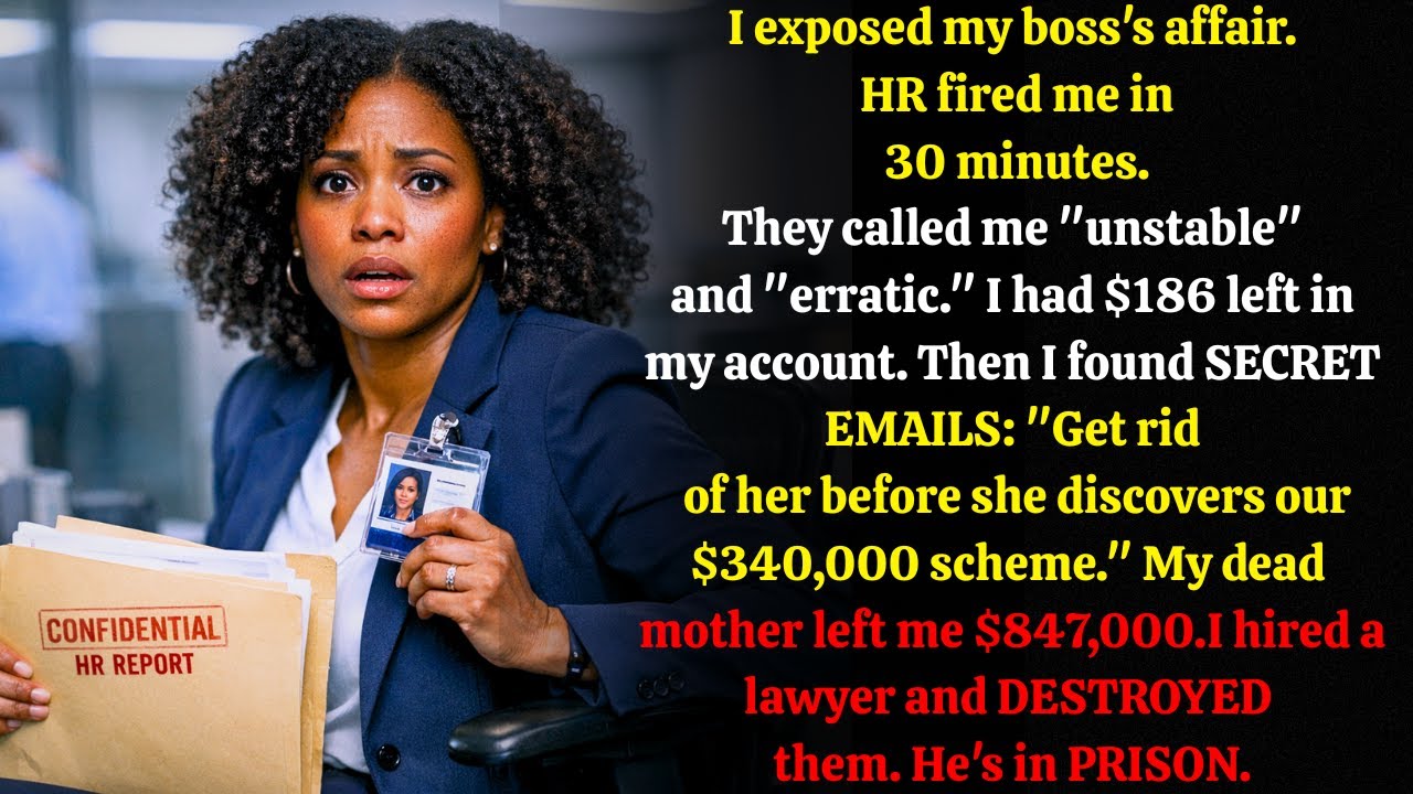 I thought HR had my back — until I exposed my boss's affair and the office froze…