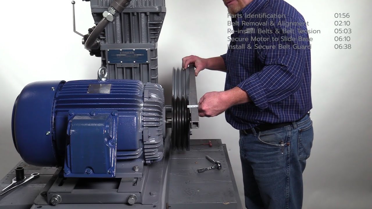 How to Align the Sheave to the Flywheel and Set Proper V-Belt Tension