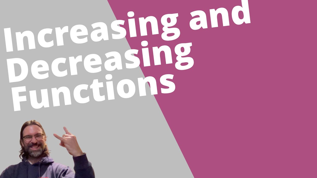 Производные — как определить, возрастает или убывает функция | Математика IB SL AA