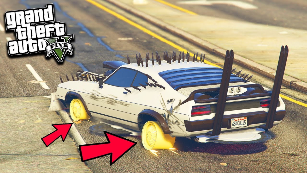 PNEUS CREVÉS AVEC LE NOUVEAU VÉHICULE DLC GTA 5 ONLINE