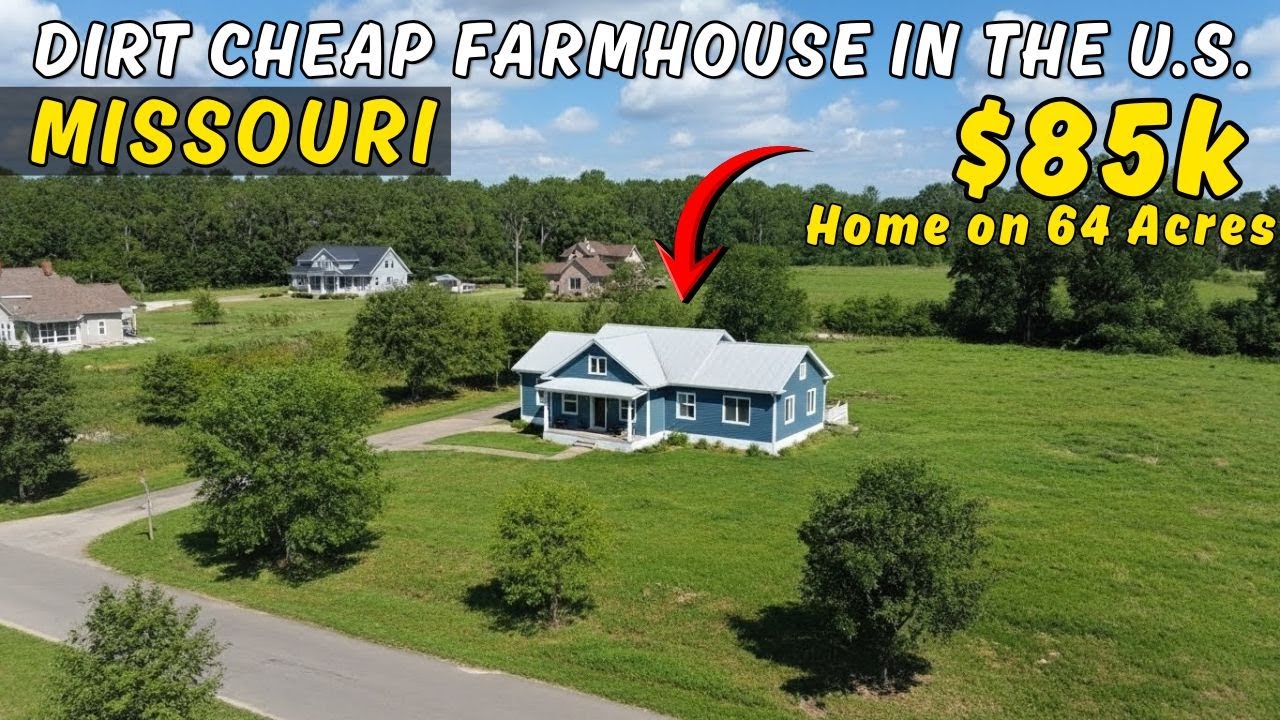 DIRT-CHEAP MISSOURI FARMHOUSES for Sale with acreage – Hidden Real Estate Goldmines!