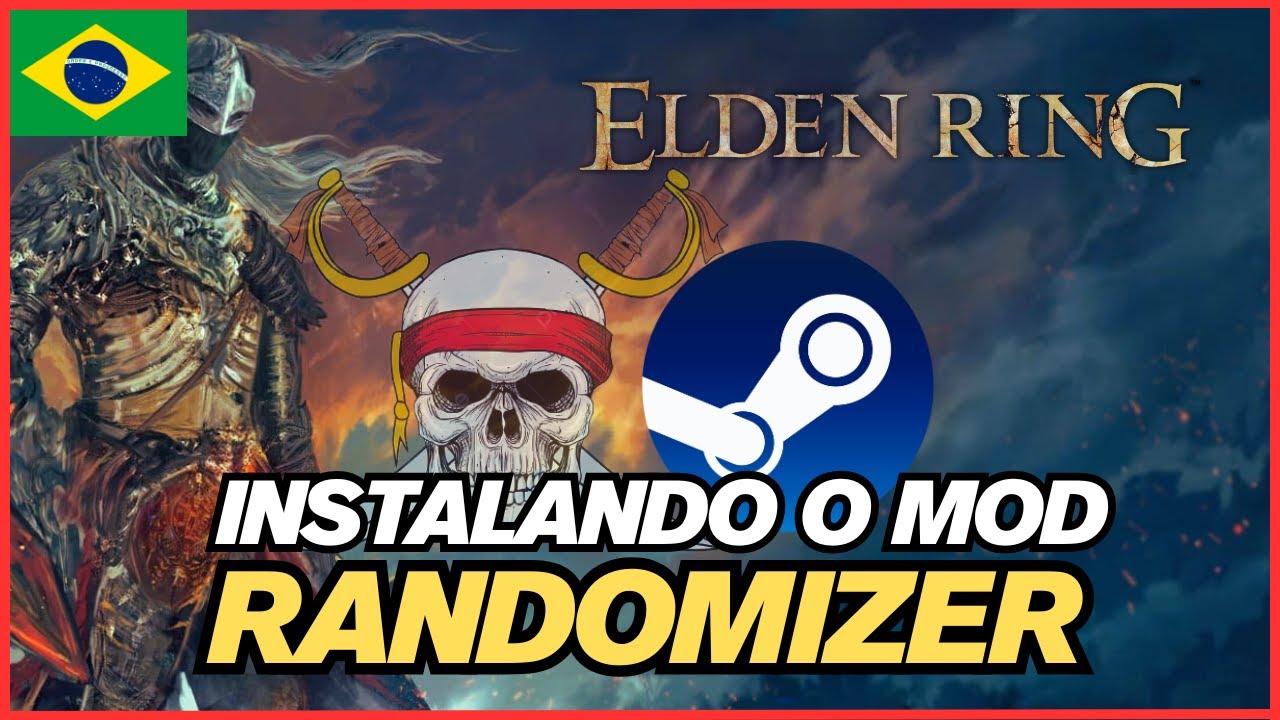 Como instalar o MOD RANDOMIZER no ELDEN RING (PIRATA e STEAM) Passo a Passo (Mod Tudo Aleatório)