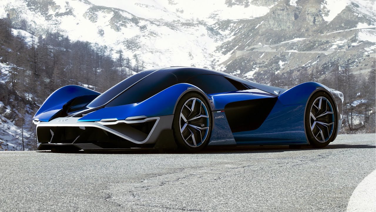 2022 Alpine A4810 Concept by IED 👌 Is a Hydrogen Hypercar for 2035