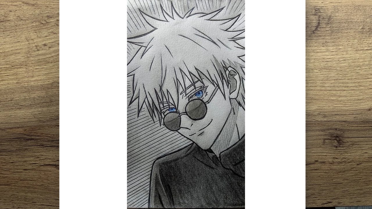 “Anime Style Pencil Portrait”