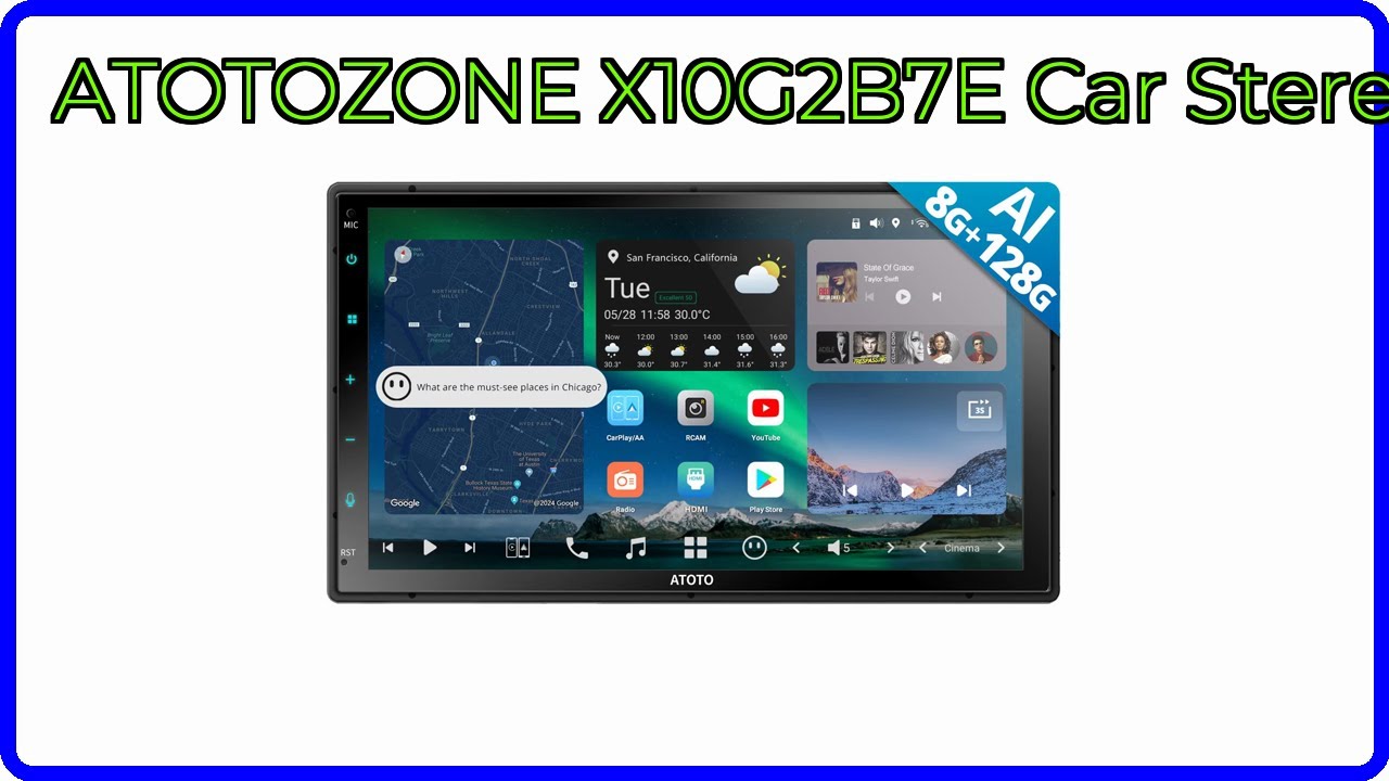 REVIEW (2025): ATOTOZONE X10G2B7E Car Stereo. ESSENTIAL details.