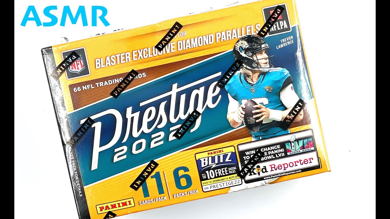 2022 Panini Prestige Mega Box ASMR Football Cards Opening