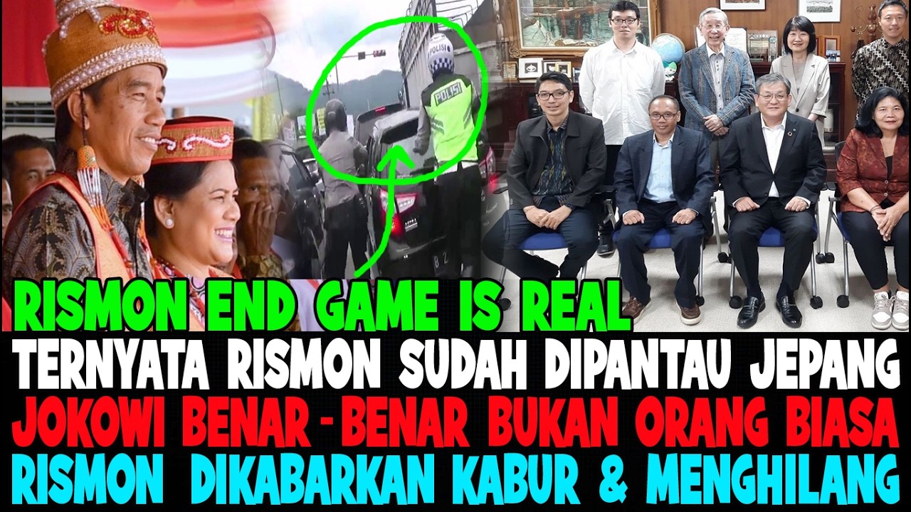 RISMON KABUR..!! SELURUH PROFESSOR JEPANG SUDAH MENGINTAI RISMON 😱 TERNYATA JOKOWI ADALAH RAJA DAYAK