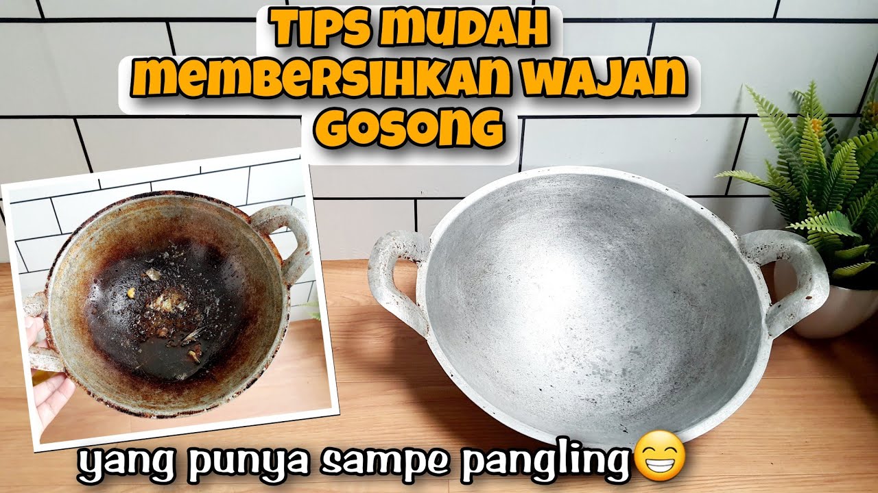HITUNGAN MENIT LANGSUNG KINCLONG⁉️TIPS MEMBERSIHKAN WAJAN GOSONG MODAL RP 3.000‼️ZULAIKHA PRATIWI
