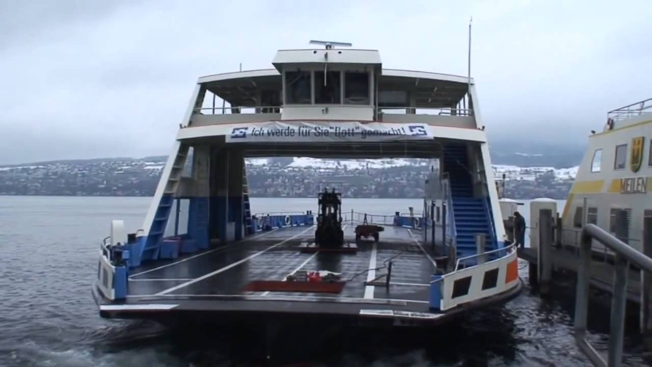 1A.TV - Zürichsee - Fähre Horgen-Meilen AG, Feldmeilen (Video)