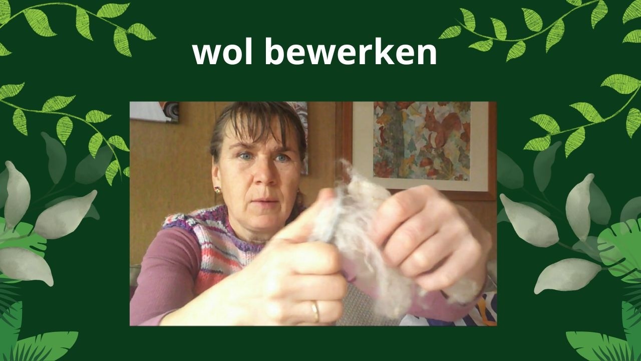 wol bewerken | spinnen| twijnen| antiek spinnenwiel